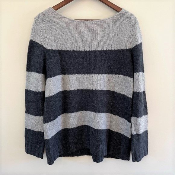 Gap Alpaca Blend Striped Sweater Size M - Picture 7 of 8